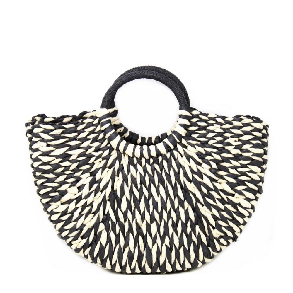 MYKONOS Woven Retro Straw Bag - Picture 2 of 4